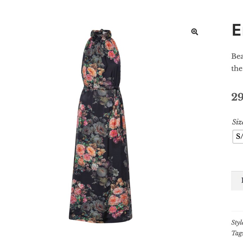 *** NWT *** Emmelie Dress in Daisy Noir Tea Rose